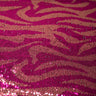 Mesh Sequin Fabric Fuchsia Gold