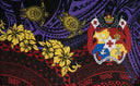 Polyester Sarong Hibiscus Turtle Tonga