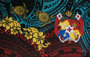 Polyester Sarong Hibiscus Turtle Tonga