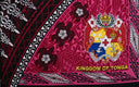 Polyester Sarong Kingdom of Tonga Seal Turtle Plumeria