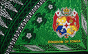 Polyester Sarong Kingdom of Tonga Seal Turtle Plumeria