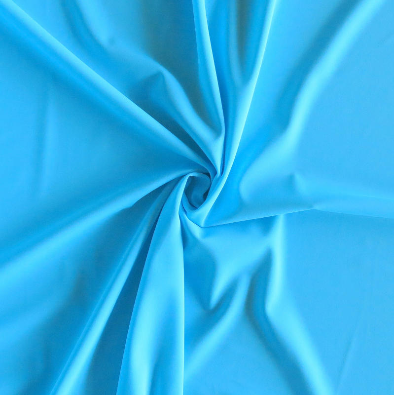 Swim Knit Nylon Spandex Azure Matte Solid 4-Way Stretch