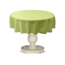 Tablecloth Dull Bridal Satin Fabric - Solid Color, 45" Round (1 Piece)