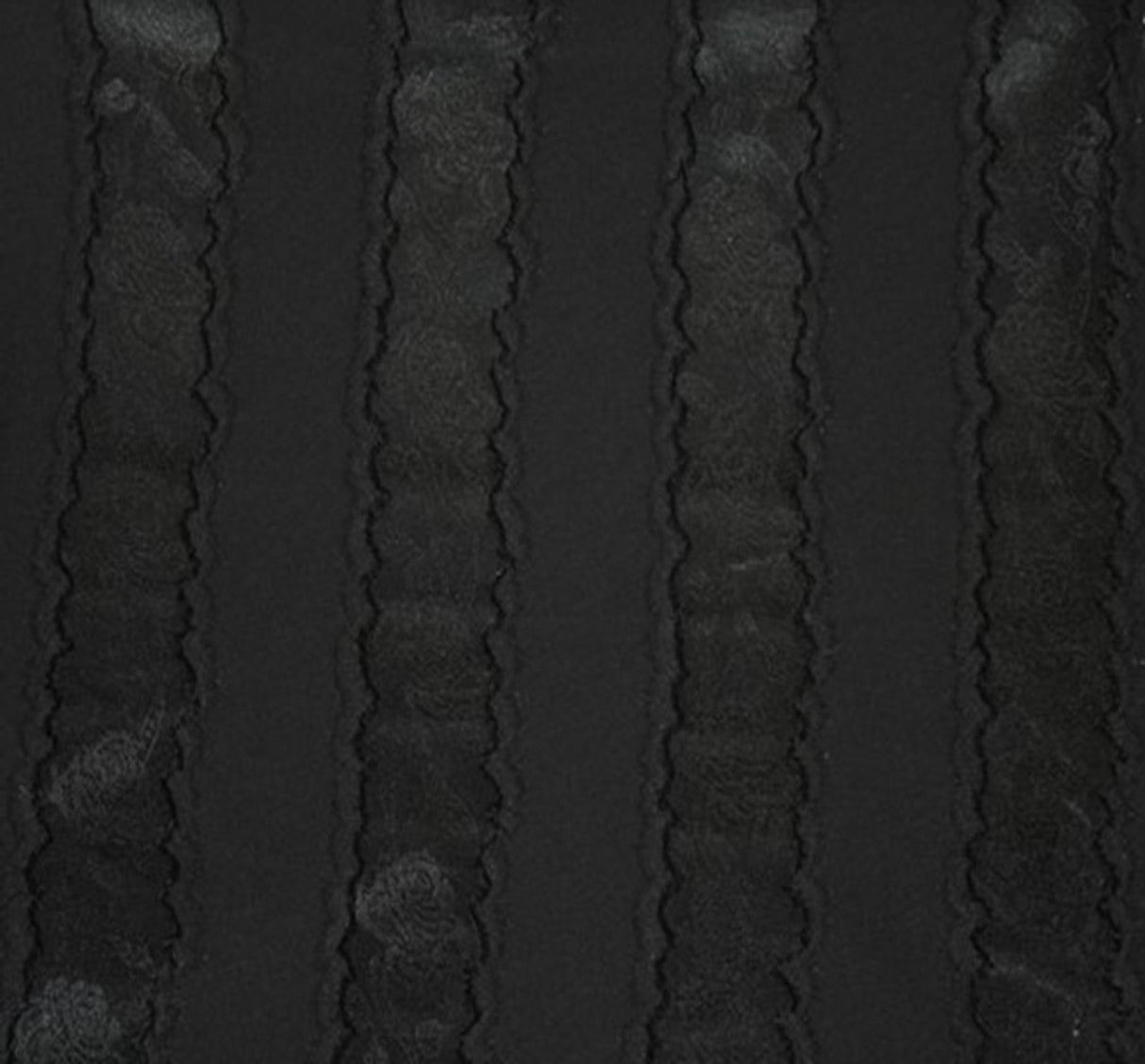 1 Yard Black Chanel Jacquard Knit Fabric for Tops Dresses and Feminine Apparel Projects 58 60 Width