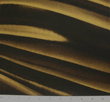 Knit Spandex 1B651 Polyester Spandex Fabric - Black/Mustard Print, 58/60" Width (1 Yard)