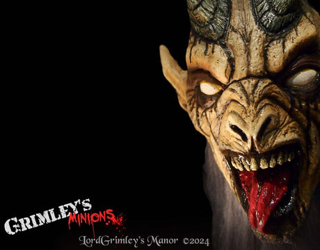Krampus Night White Variant - Krampusnacht - Half Mask
