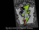 Bride Green Bolt Glitter - Enamel Pin