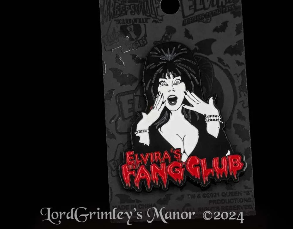 Elvira's Fang Club - Enamel Pin