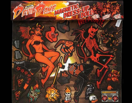 Devil Dame Dress Up - Magnet Set
