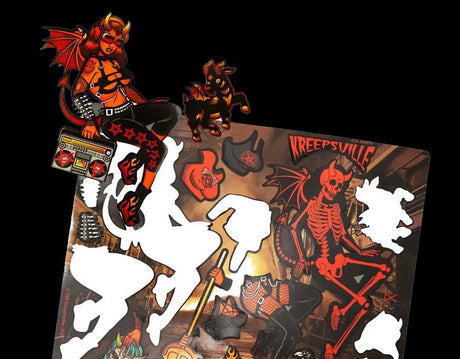 Devil Dame Dress Up - Magnet Set