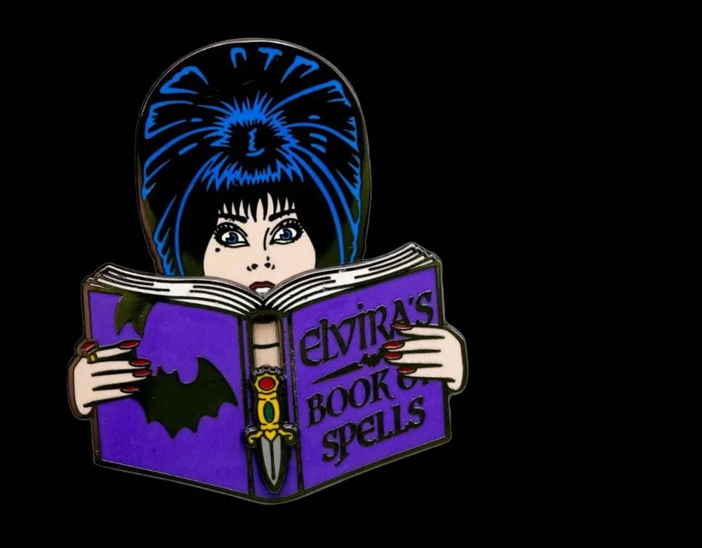 Elvira Book of Spells - Enamel Pin