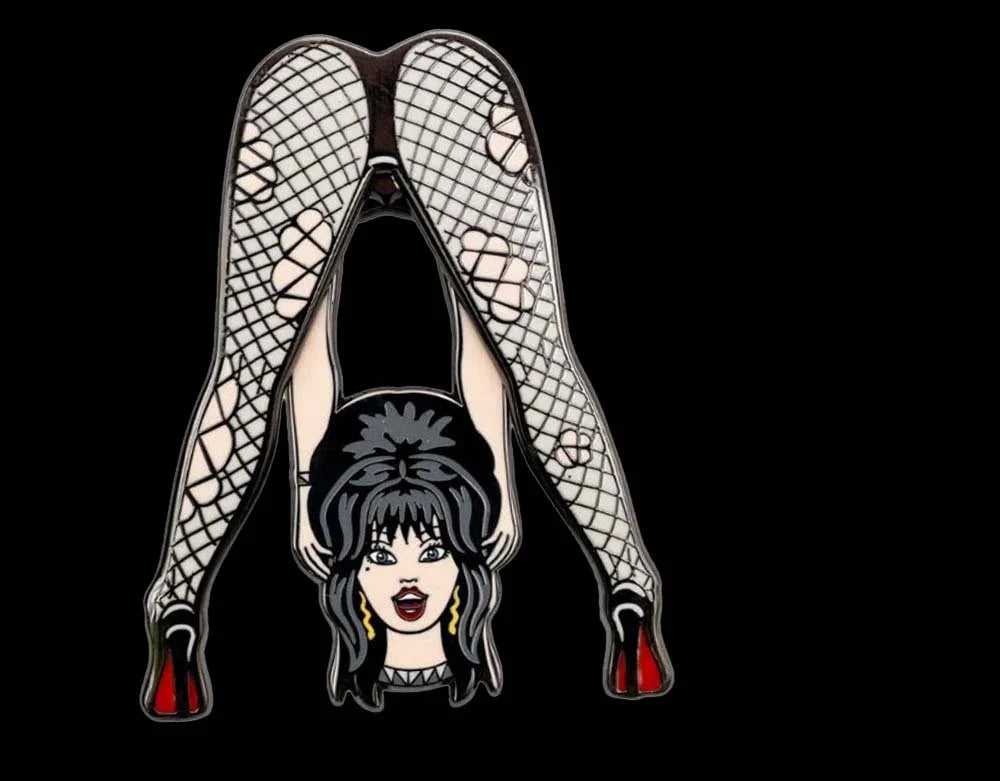 Elvira Headless Legs Moving - Enamel Pin