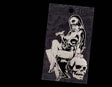 Elvira Silver Comic Skull - Enamel Pin
