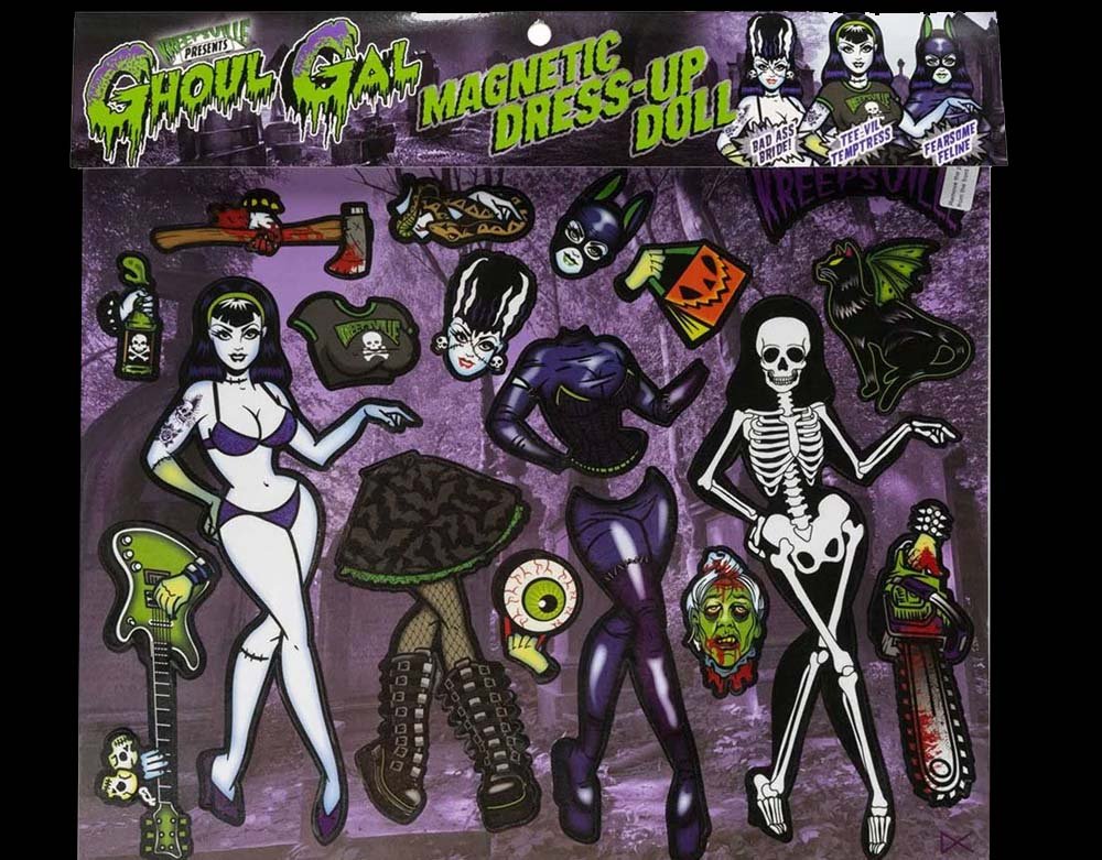 Ghoul Gal Dress Up - Magnet Set