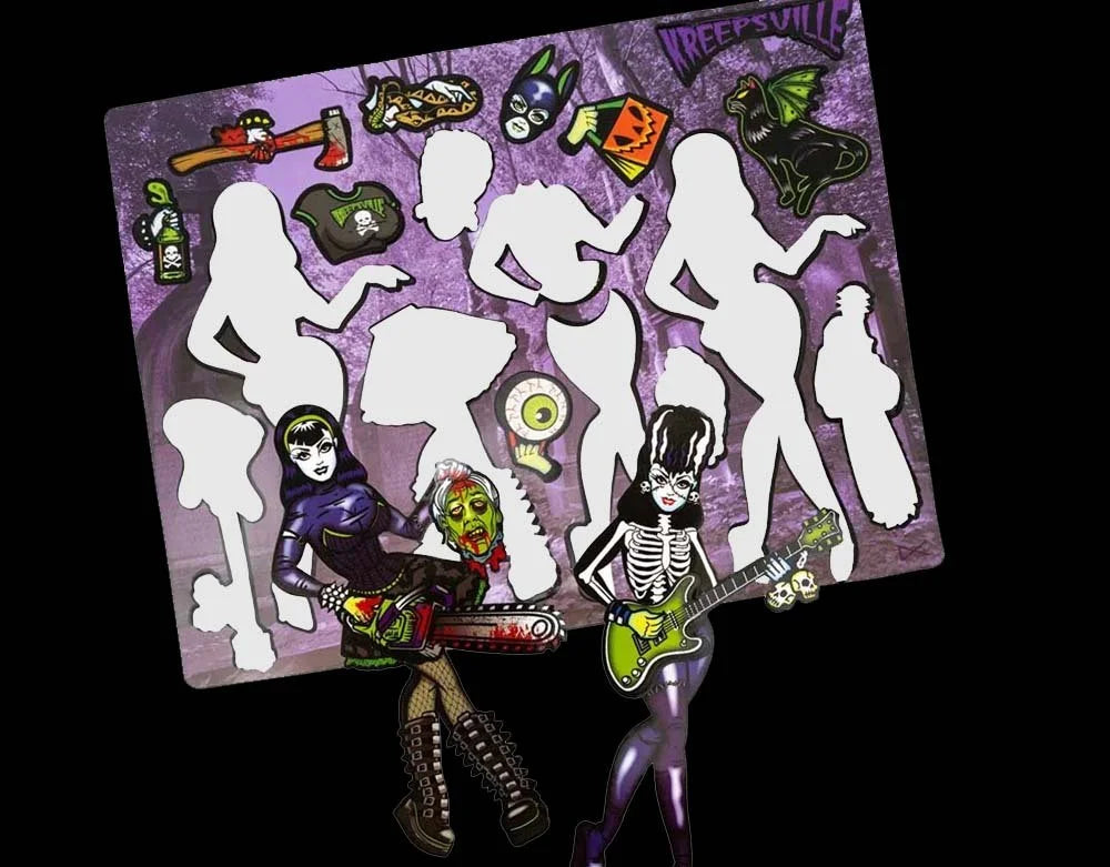 Ghoul Gal Dress Up - Magnet Set