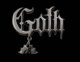 Gothic Text - Enamel Pin