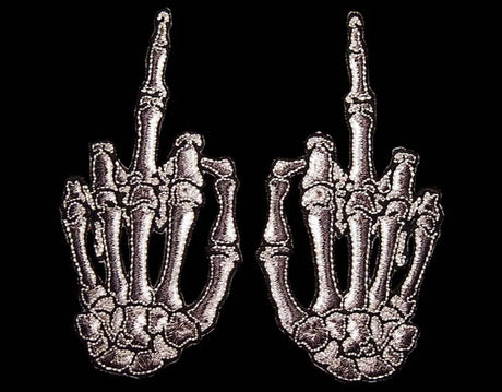 Skelli Finger Bone Salute - Patch