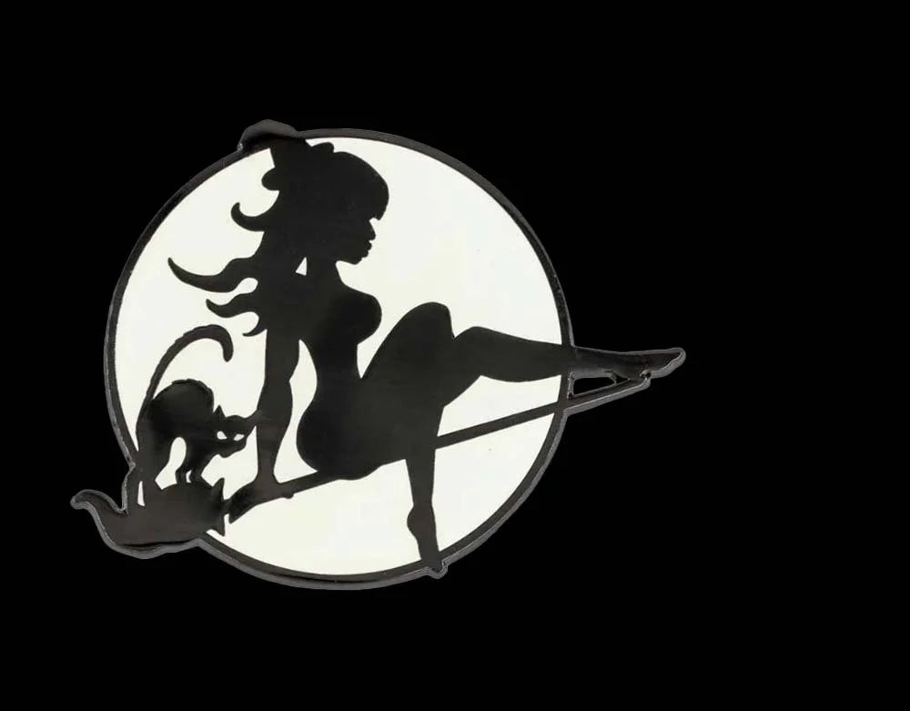 Moon Witch Glow - Glow in the Dark - Enamel Pin