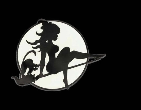 Moon Witch Glow - Glow in the Dark - Enamel Pin