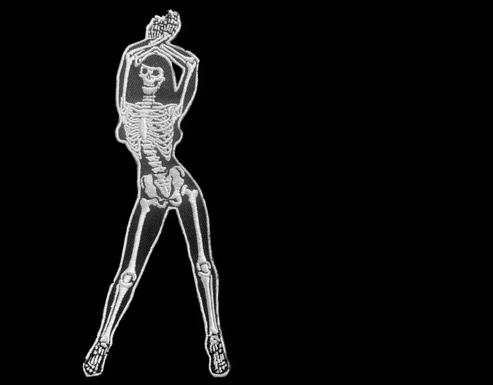 Skelli Girl Arms Up - Patch
