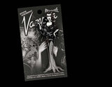 Vampira With Flying Bat - Enamel Pin