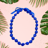Kukui Nut Lei Necklace - Colorful Hawaiian Lei, 0.7-0.9 Lb (1 Piece)