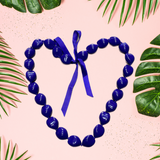 Kukui Nut Lei Necklace - Colorful Hawaiian Lei, 0.7-0.9 Lb (1 Piece)