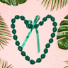 Kukui Nut Lei Necklace - Colorful Hawaiian Lei, 0.7-0.9 Lb (1 Piece)