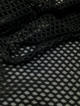 Colorful Big Hole 0.5 Inch Diamond Mesh Stretch Polyester Spandex Fishnet Fabric - Polyester Spandex Fabric, 0.5 Inch Diamond Mesh, 58 To 60 Inches Wide