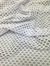 Colorful Big Hole 0.5 Inch Diamond Mesh Stretch Polyester Spandex Fishnet Fabric - Polyester Spandex Fabric, 0.5 Inch Diamond Mesh, 58 To 60 Inches Wide