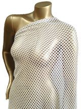Colorful Big Hole 0.5 Inch Diamond Mesh Stretch Polyester Spandex Fishnet Fabric - Polyester Spandex Fabric, 0.5 Inch Diamond Mesh, 58 To 60 Inches Wide