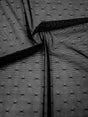 Mini Polka Dot Pattern Small Hole Sheer Stretch Nylon Spandex Mesh Fabric - Sheer Mesh, White, 58" - 60" Width