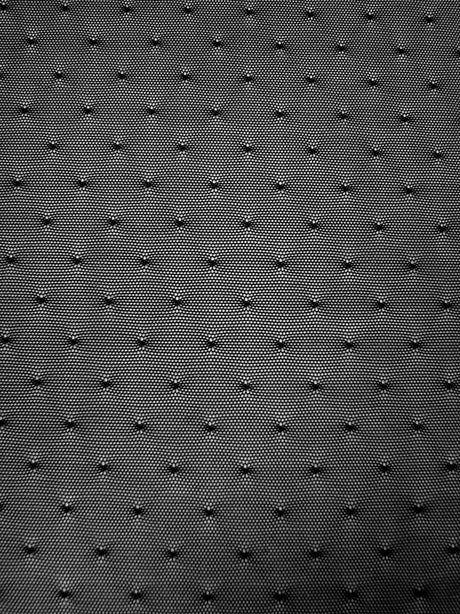 Mini Polka Dot Pattern Small Hole Sheer Stretch Nylon Spandex Mesh Fabric - Sheer Mesh, White, 58" - 60" Width