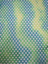 Tie-Dye Pattern Silver Glitter Polyester Spandex Diamond Mesh Fabric - Pink/Orange, Lime/Blue, Navy/Blue, Pink/Purple, 0.5 Inch Diamond Mesh, 56"-58" Width