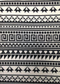 Repeat Greek Pattern Polyester Spandex Fabric - White/Black, Pink/Navy, Lightweight Knit Jersey, 58"-60" Wide