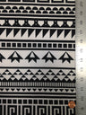 Repeat Greek Pattern Polyester Spandex Fabric - White/Black, Pink/Navy, Lightweight Knit Jersey, 58"-60" Wide
