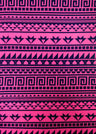 Repeat Greek Pattern Polyester Spandex Fabric - White/Black, Pink/Navy, Lightweight Knit Jersey, 58"-60" Wide