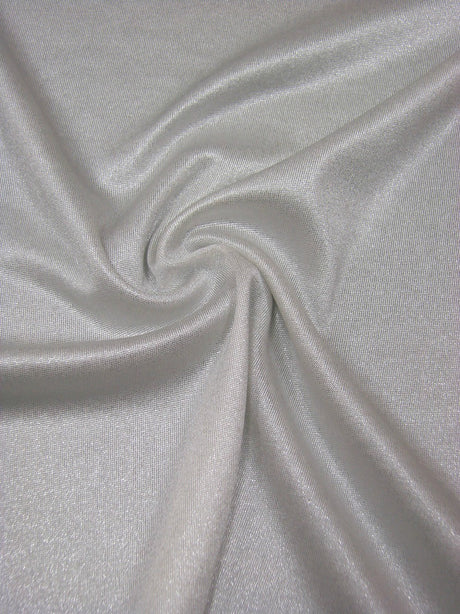 Shiny Sparkle Foil Polyester Spandex Fabric - White/Silver, Black/Gold, 58" Width
