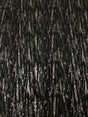 Polyester Spandex Textured Fukuro Fabric - Abstract Foil, Black/Silver, Black/Gold, 52/54" Width