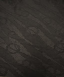 Polyester Spandex Jacquard Textured Mesh Lightweight Knit Jersey Fabric - Black, White, Textured Mesh, 58"-60" Width