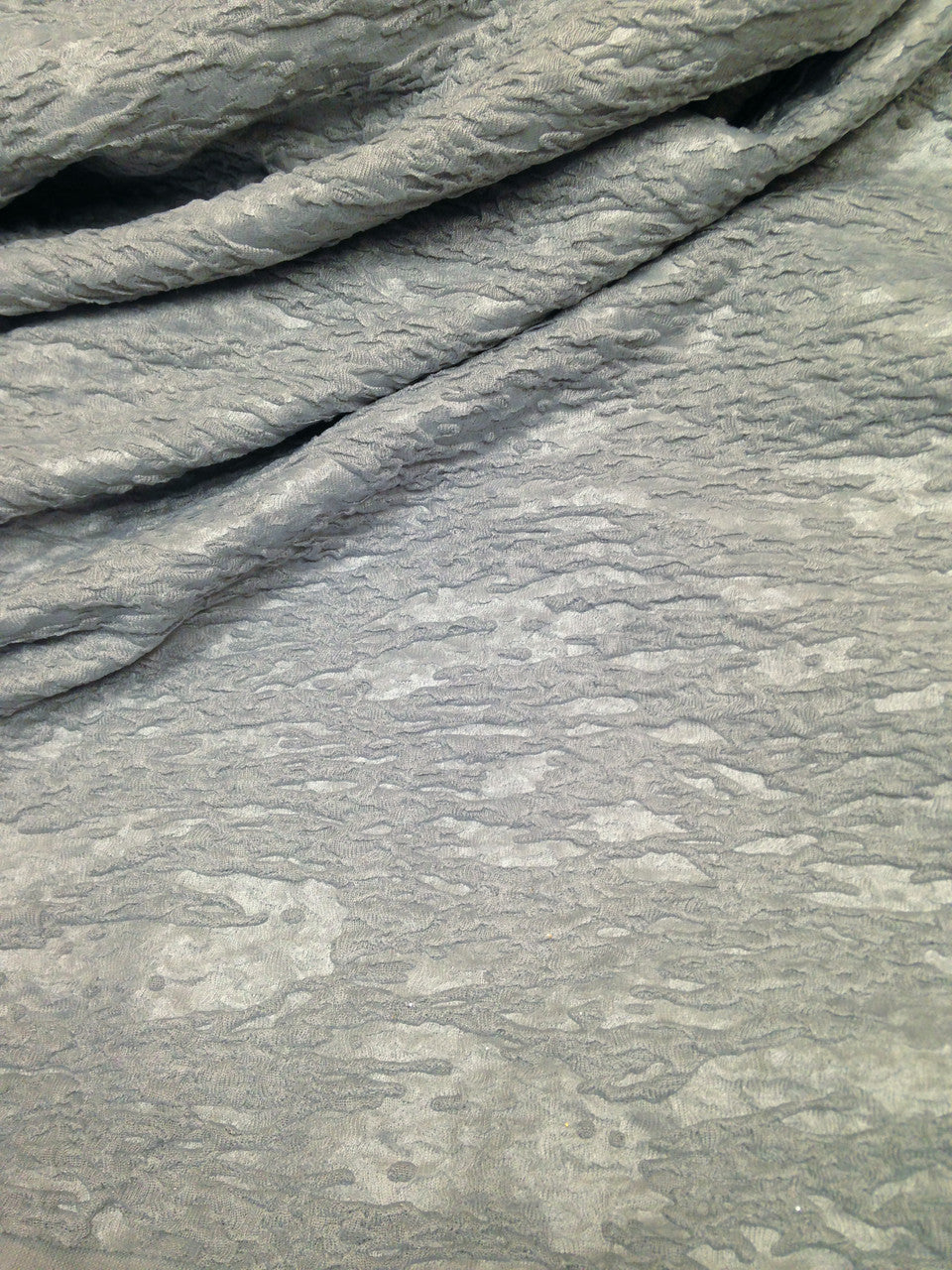 Embossed Matte Foil Pattern Stretch Textured Jacquard Polyester Spandex Fukuro Fabric - Silver, Red, Blush, Embossed Textured, 54" To 56" Width
