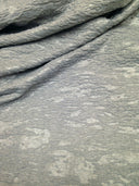 Embossed Matte Foil Pattern Stretch Textured Jacquard Polyester Spandex Fukuro Fabric - Silver, Red, Blush, Embossed Textured, 54" To 56" Width