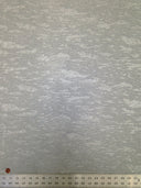 Embossed Matte Foil Pattern Stretch Textured Jacquard Polyester Spandex Fukuro Fabric - Silver, Red, Blush, Embossed Textured, 54" To 56" Width