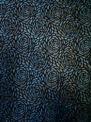 Big Rose Pattern 2 Tone Matte Foil Stretch Velvet Polyester Spandex Fabric - Dark Red, Dark Blue, Big Rose Pattern, 58 To 60 Inches Wide