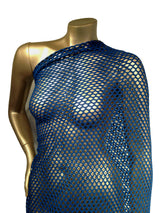 Colorful Big Hole 0.5 Inch Diamond Mesh Stretch Polyester Spandex Fishnet Fabric - Polyester Spandex Fabric, 0.5 Inch Diamond Mesh, 58 To 60 Inches Wide