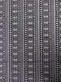Polyester Fukuro Fabric - Tribal Foil Design, Black/Silver, Black/Gold, 54 To 56 Inches Wide