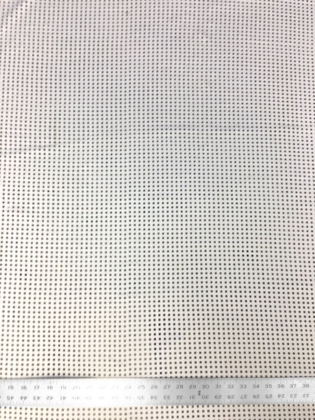 4 Mm Square Laser Cut On Stretch Techno Polyester Spandex Fabric - White, Coral, Dusty Peach, 58"-60" Width