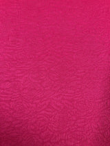 Floral Texture Design Polyester Spandex Fabric - Textured Floral, 60" Width