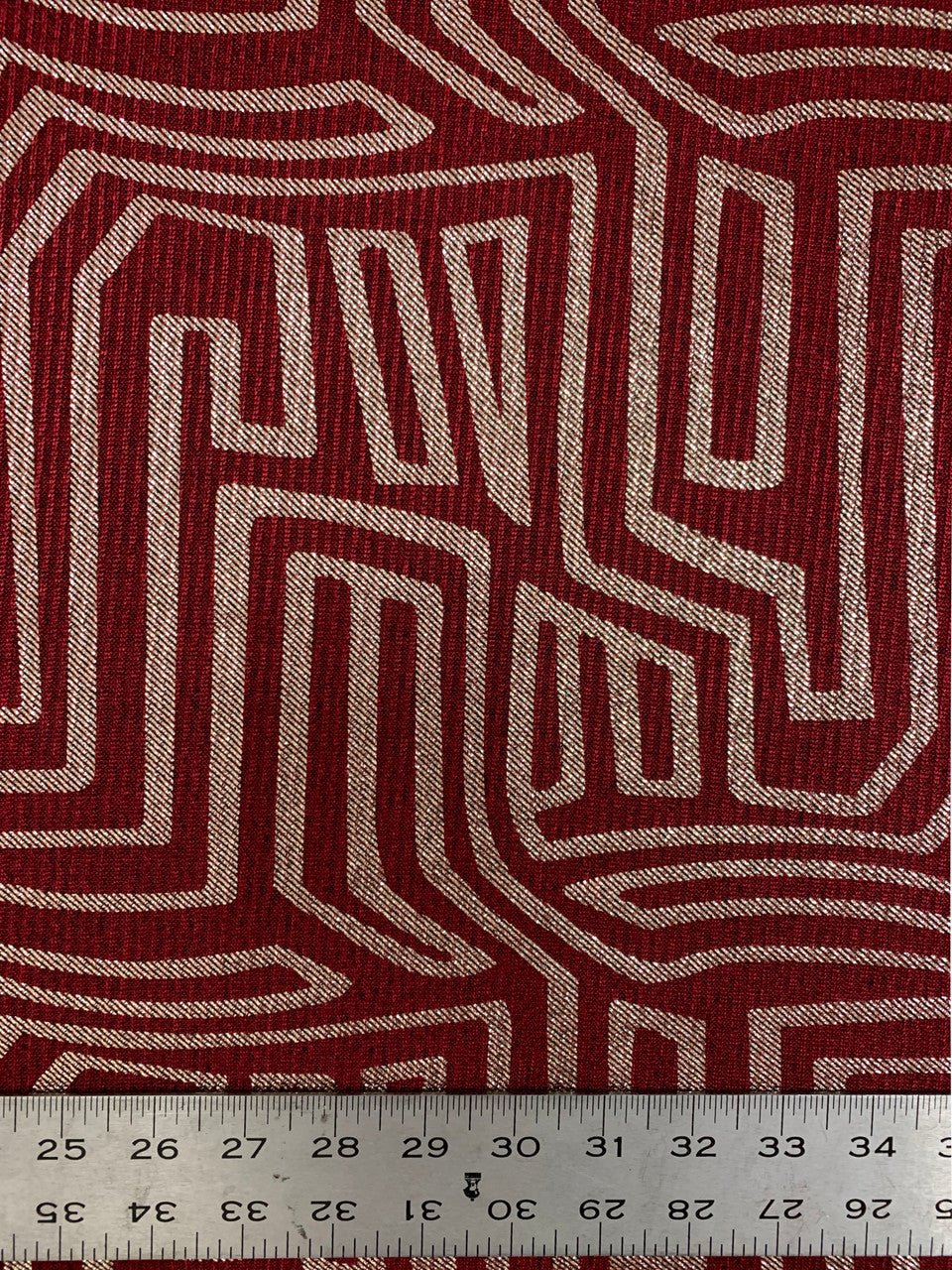 Polyester Spandex 2X2 Rib Fabric - Abstract Gold Foil Design, Light Weight, 56/58" Width