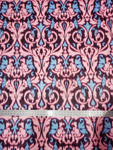 Blurred Shiny Psychedelic Print Polyester Spandex Fabric - Multicolor Psychedelic Print, 58"-60" Width
